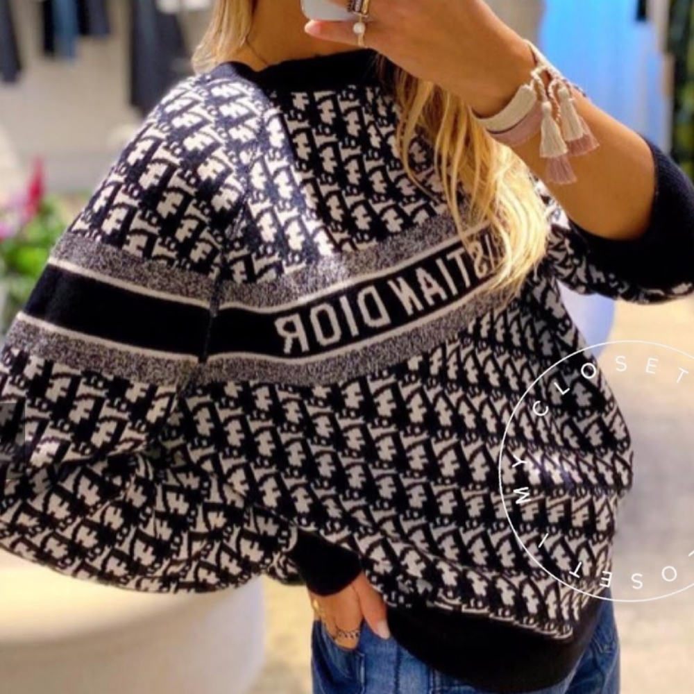 DIOR LOGO REVERSIBLE SWEATHER